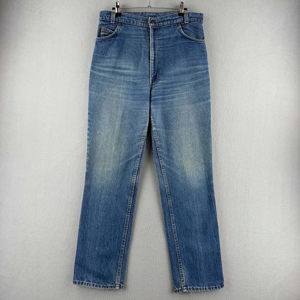 Vintage Levis Jeans Womens Fits 32x30 High Rise Straight Leg 80s Made in USA